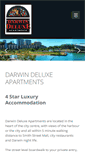 Mobile Screenshot of darwindeluxeapartments.com.au